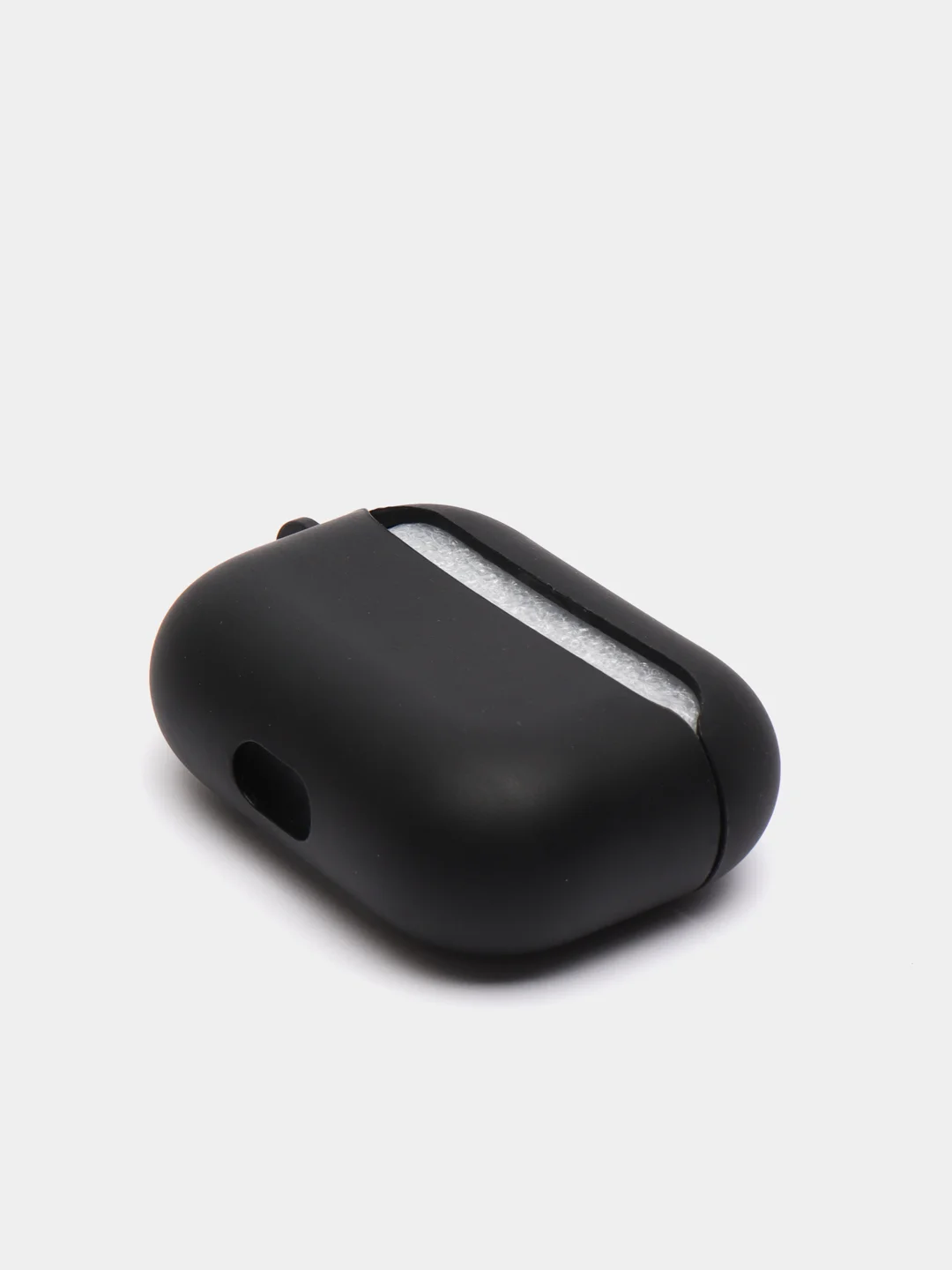 Тёмно-серый силиконовый чехол для наушников Airpods Pro с принтом Nike, Nasa (Найк, Наса))
