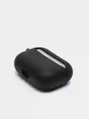 Тёмно-серый силиконовый чехол для наушников Airpods Pro с принтом Nike, Nasa (Найк, Наса))