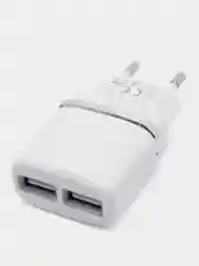 Белый сетевое зарядное устройство HOCO C12 (Lightning, до 2.4A) для Apple IPhone