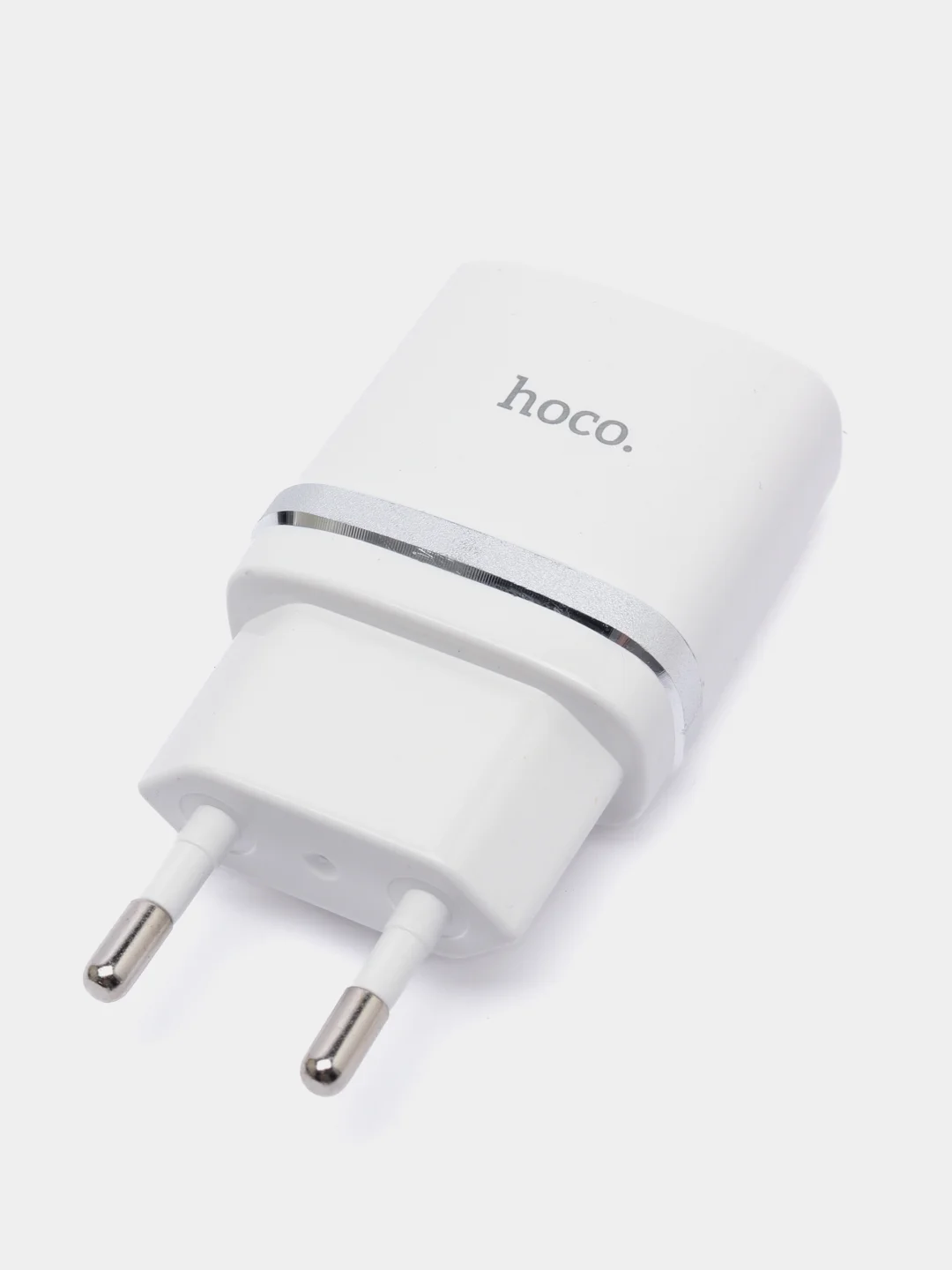 Белый сетевое зарядное устройство HOCO C12 (Lightning, до 2.4A) для Apple IPhone