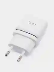 Белый сетевое зарядное устройство HOCO C12 (Lightning, до 2.4A) для Apple IPhone