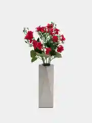 Искусственные цветы. Кустовые розы (пластиковый букет ). Высота: 31 см. 15 бутонов