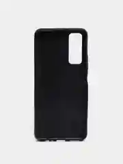 Зеленый силиконовый чехол накладка для Huawei P Smart 2021 с текстурой кожи (под кожу)
