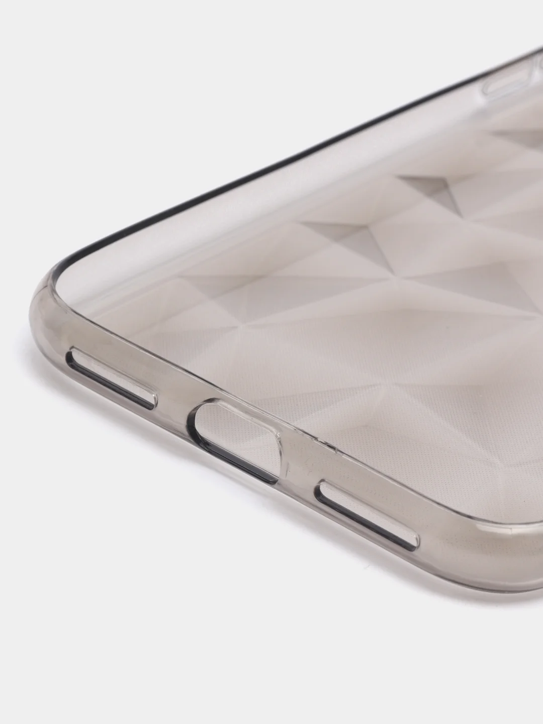 Серый силиконовый бриллиантовый чехол для iPhone 6 6S 7 Plus 8 Plus SE 2020 X XS XR  11 Pro Max