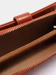 Терракотовый кошелек бумажник с монетницей