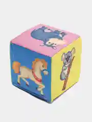 Набор мягких кубиков "Любимые животные": 6 кубиков (7х7х7 см)