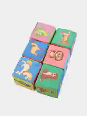 Набор мягких кубиков "Любимые животные": 6 кубиков (7х7х7 см)