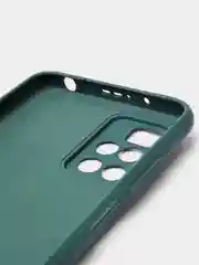 Тёмно-зелёный накладка силиконовая противоударная Xiaomi Redmi 10