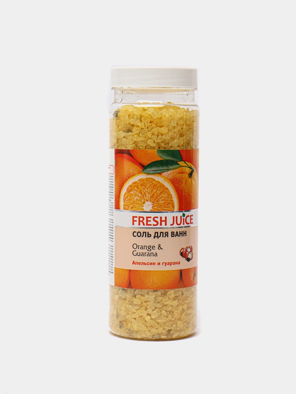 Fresh Juice Соль для ванн Апельсин и Гуарана, 700 г