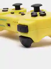 Желтый беспроводной геймпад для PS3