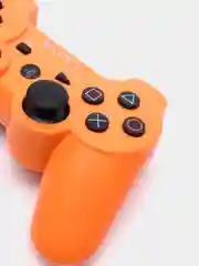 Оранжевый беспроводной геймпад для PS3