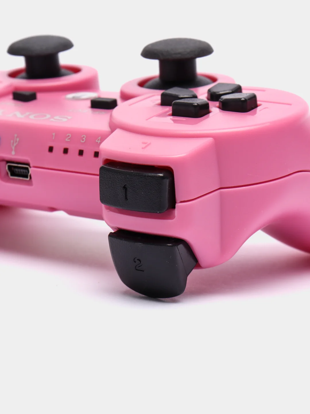 Розовый беспроводной геймпад для PS3