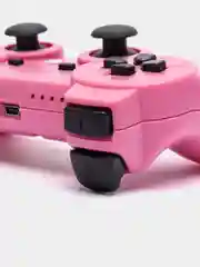 Розовый беспроводной геймпад для PS3