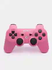 Розовый беспроводной геймпад для PS3