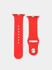 Красный силиконовый ремешок для смарт часов Apple Watch, силиконовый браслет