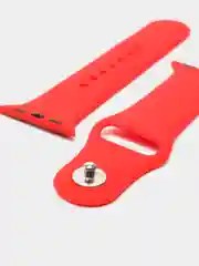 Красный силиконовый ремешок для смарт часов Apple Watch, силиконовый браслет