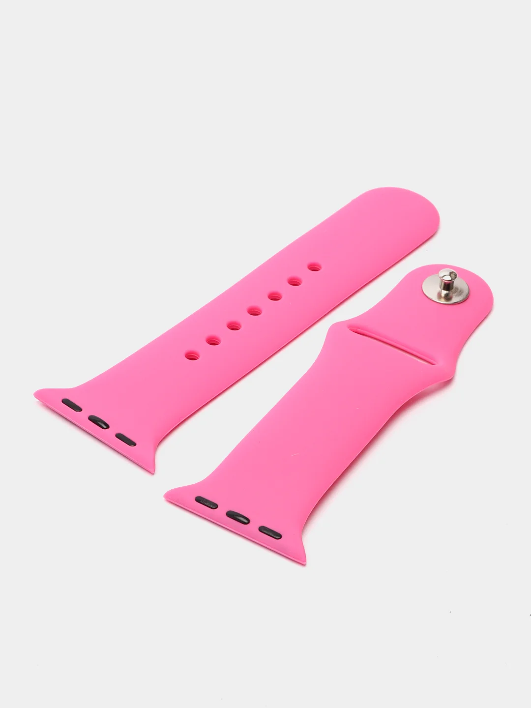 Тёмно-розовый силиконовый ремешок для смарт часов Apple Watch, силиконовый браслет