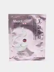 Сиреневый 10 штук тканевых увлажняющих масок для лица "Silk Mask" с протеинами шелка