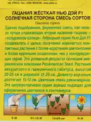 Семена цветов Гацания "Нью дэй солнечная сторона"