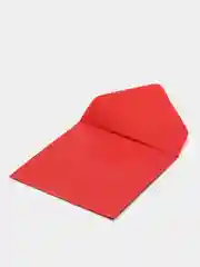 Вишнёвый новогодняя открытка с конвертом