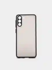 Черный чехол противоударный матовый для Samsung S21 Plus