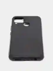 Черный чехол Realme C15 / C25 / C25S Реалми С15 / С25 / С25С силиконовый, имитация кожи