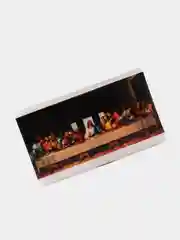 Голубой 3d наклейки-стикеры на телефон "Картины всего мира"