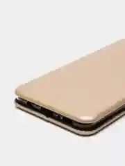Золотой чехол-книжка для Samsung Galaxy A02