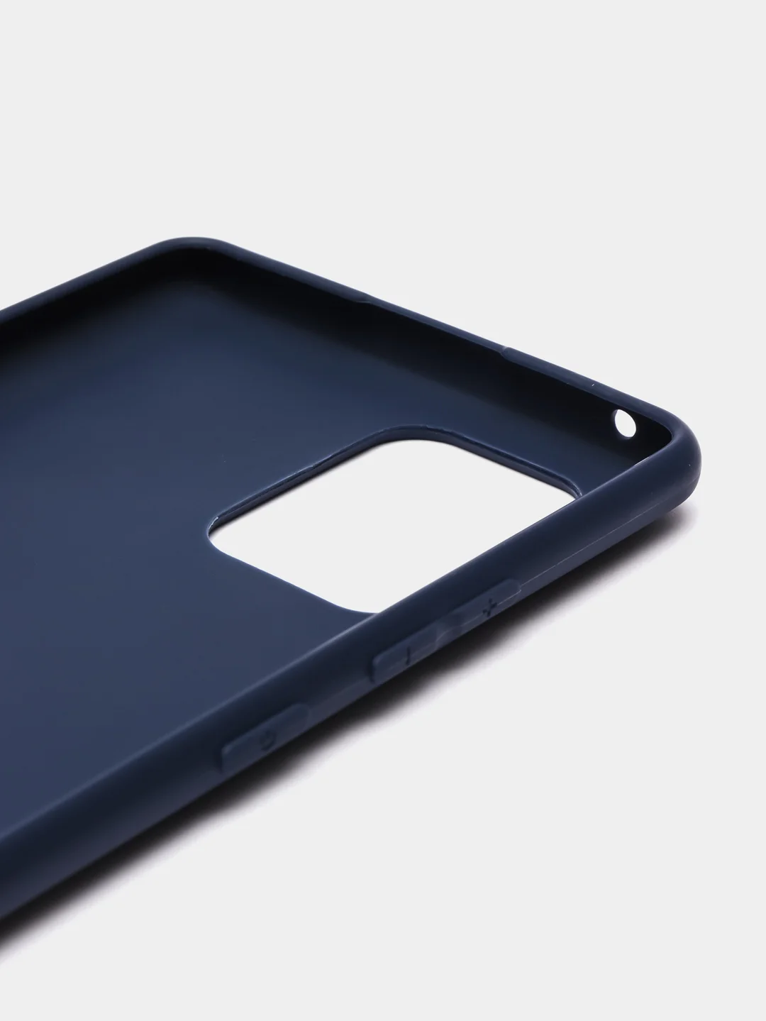 Темно-синий чехол Samsung Galaxy S10 Lite, Самсунг Галакси С10 Лайт, силиконовый, цветной, матовый