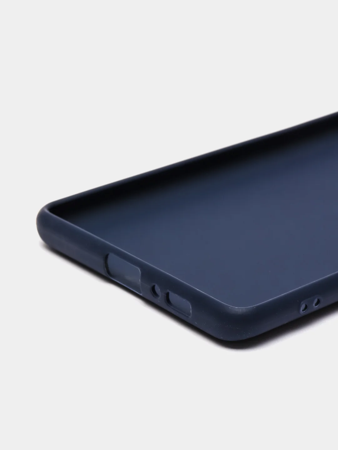 Темно-синий чехол Samsung Galaxy S10 Lite, Самсунг Галакси С10 Лайт, силиконовый, цветной, матовый