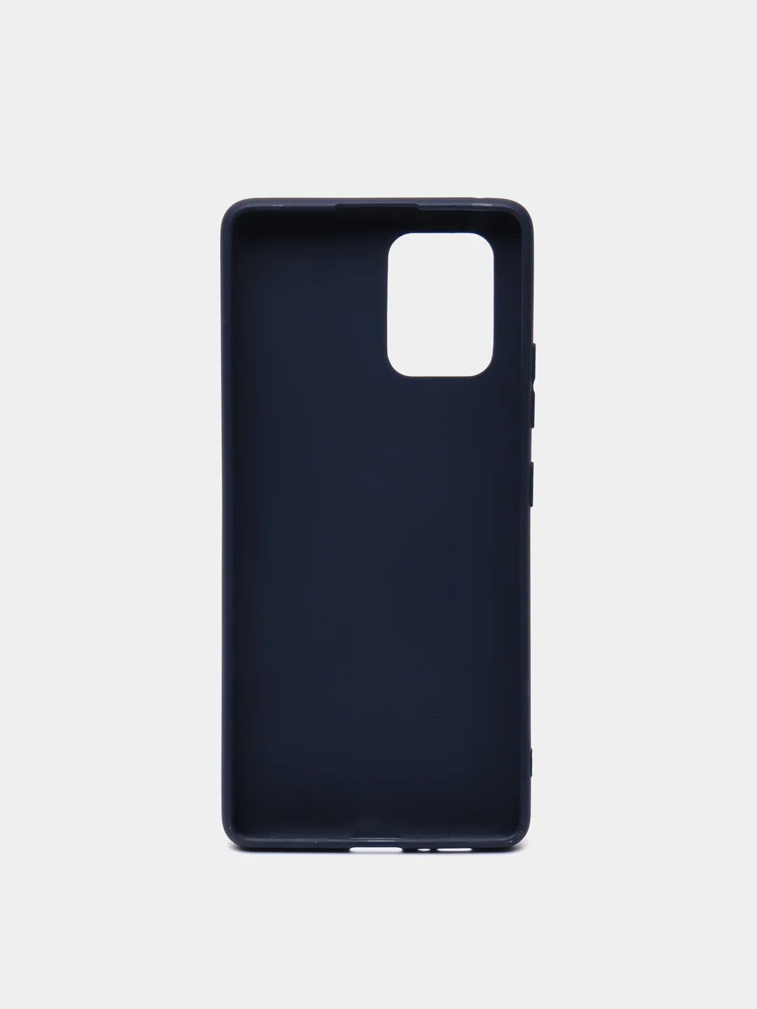 Темно-синий чехол Samsung Galaxy S10 Lite, Самсунг Галакси С10 Лайт, силиконовый, цветной, матовый