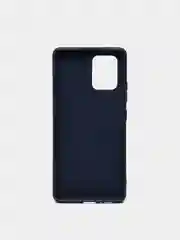 Темно-синий чехол Samsung Galaxy S10 Lite, Самсунг Галакси С10 Лайт, силиконовый, цветной, матовый