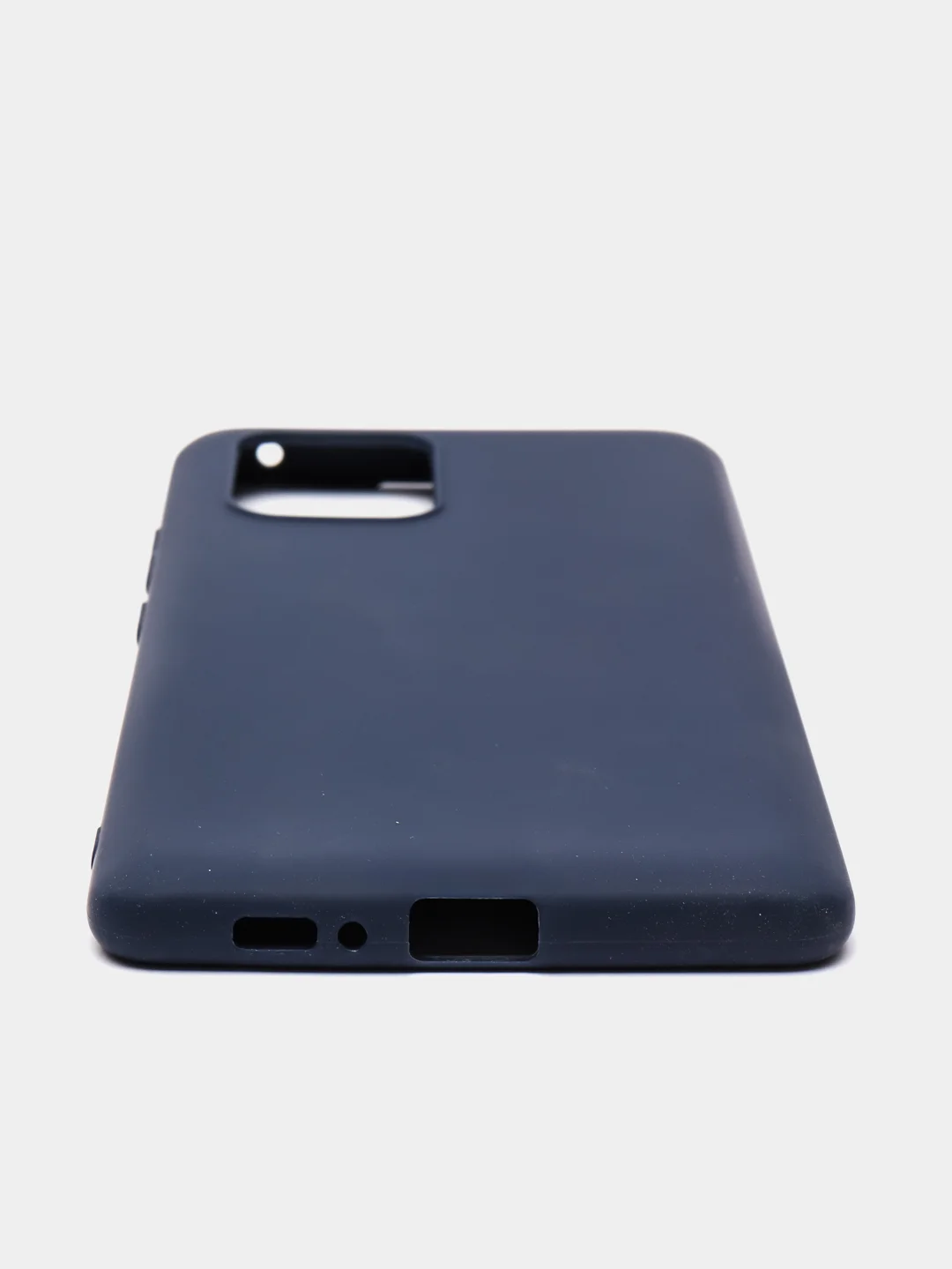 Темно-синий чехол Samsung Galaxy S10 Lite, Самсунг Галакси С10 Лайт, силиконовый, цветной, матовый