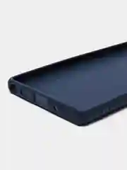 Темно-синий чехол для Samsung Galaxy Note 20 (Самсунг Галакси Нот 20), силиконовый