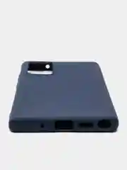 Темно-синий чехол для Samsung Galaxy Note 20 (Самсунг Галакси Нот 20), силиконовый