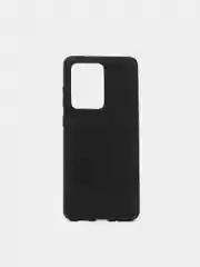 Черный чехол Samsung Galaxy S21 Ultra, Самсунг Галакси С21 Ультра силиконовый