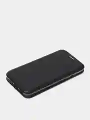 Черный чехол-книжка для Samsung Galaxy A01 Core (Самсунг Галакси А01 Кор)