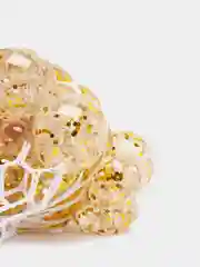 Золотой антистресс-лизун в сетке mini