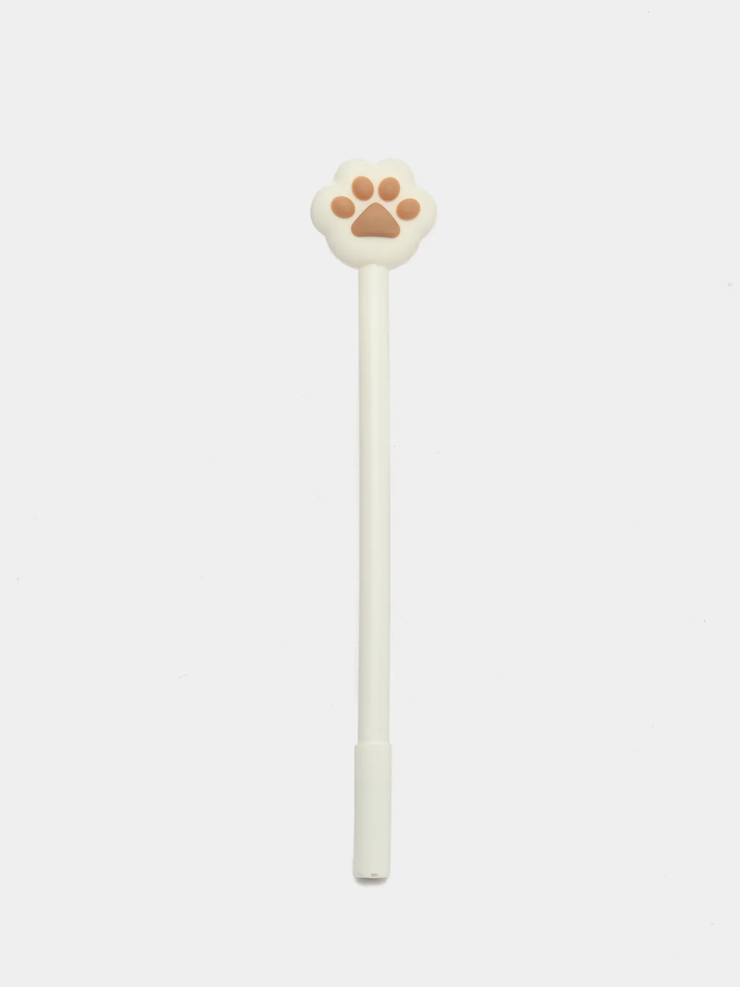 Белый ручка шариковая MESHU "Cute Paws" синяя