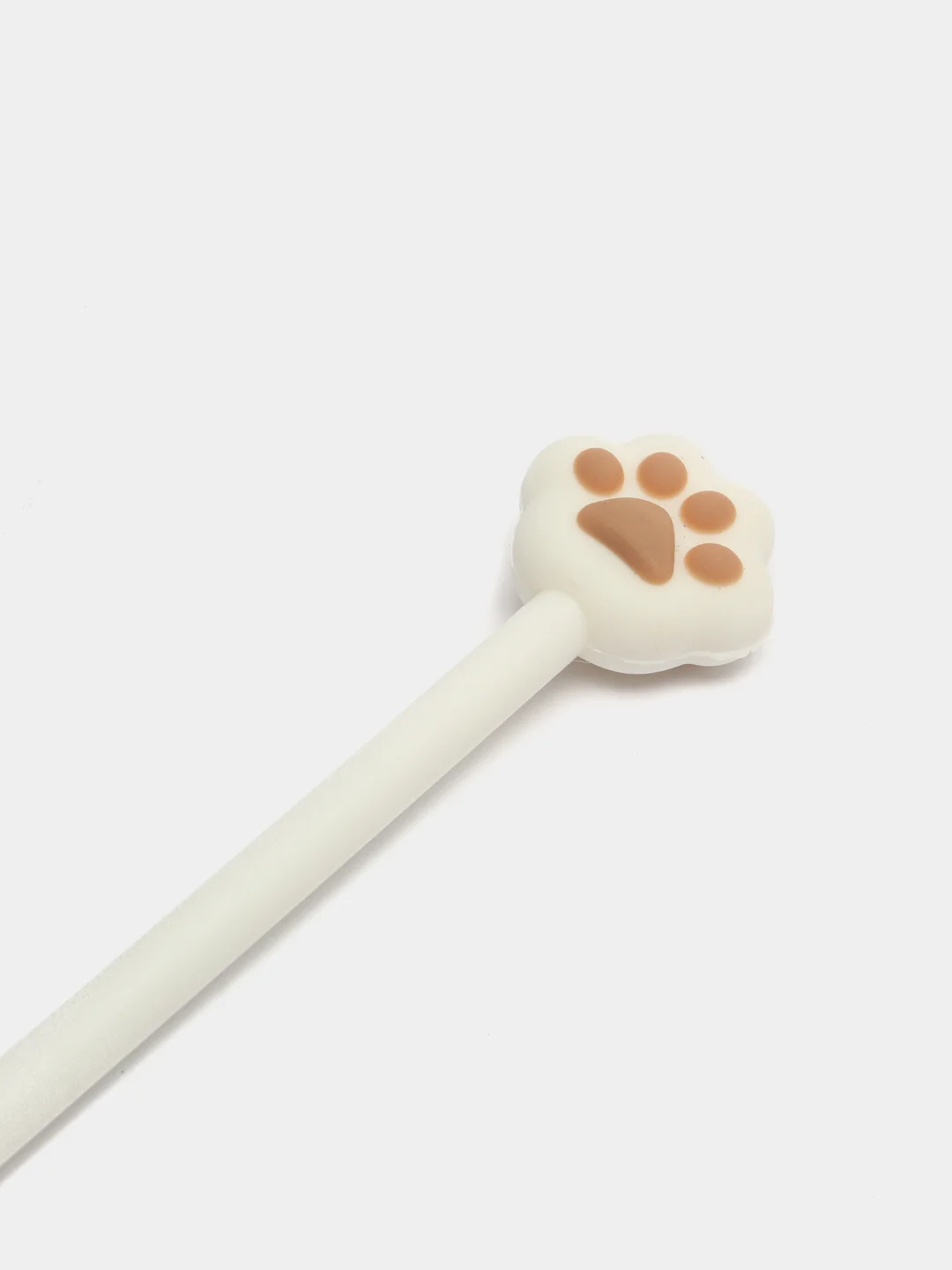 Белый ручка шариковая MESHU "Cute Paws" синяя