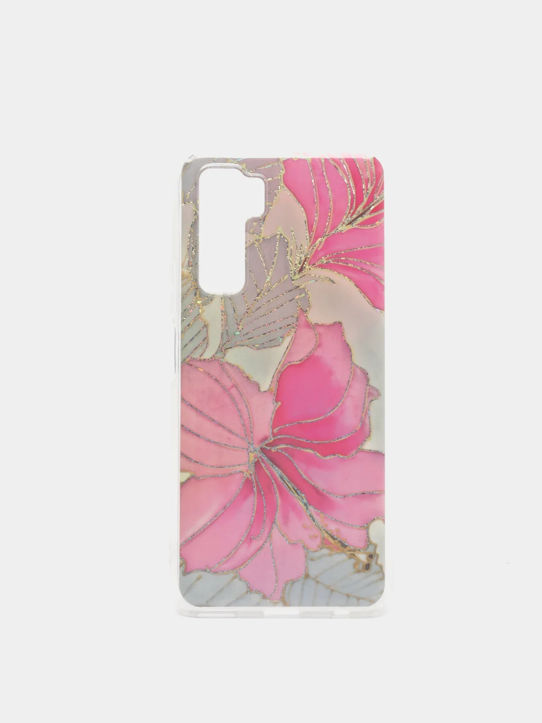 Лавандовый чехол для Huawei Y5p/Y6p/P30 Lite/P40/P40 Lite/P40 Pro/Honor 9C/9S/30/30s/30 Pro, блестки
