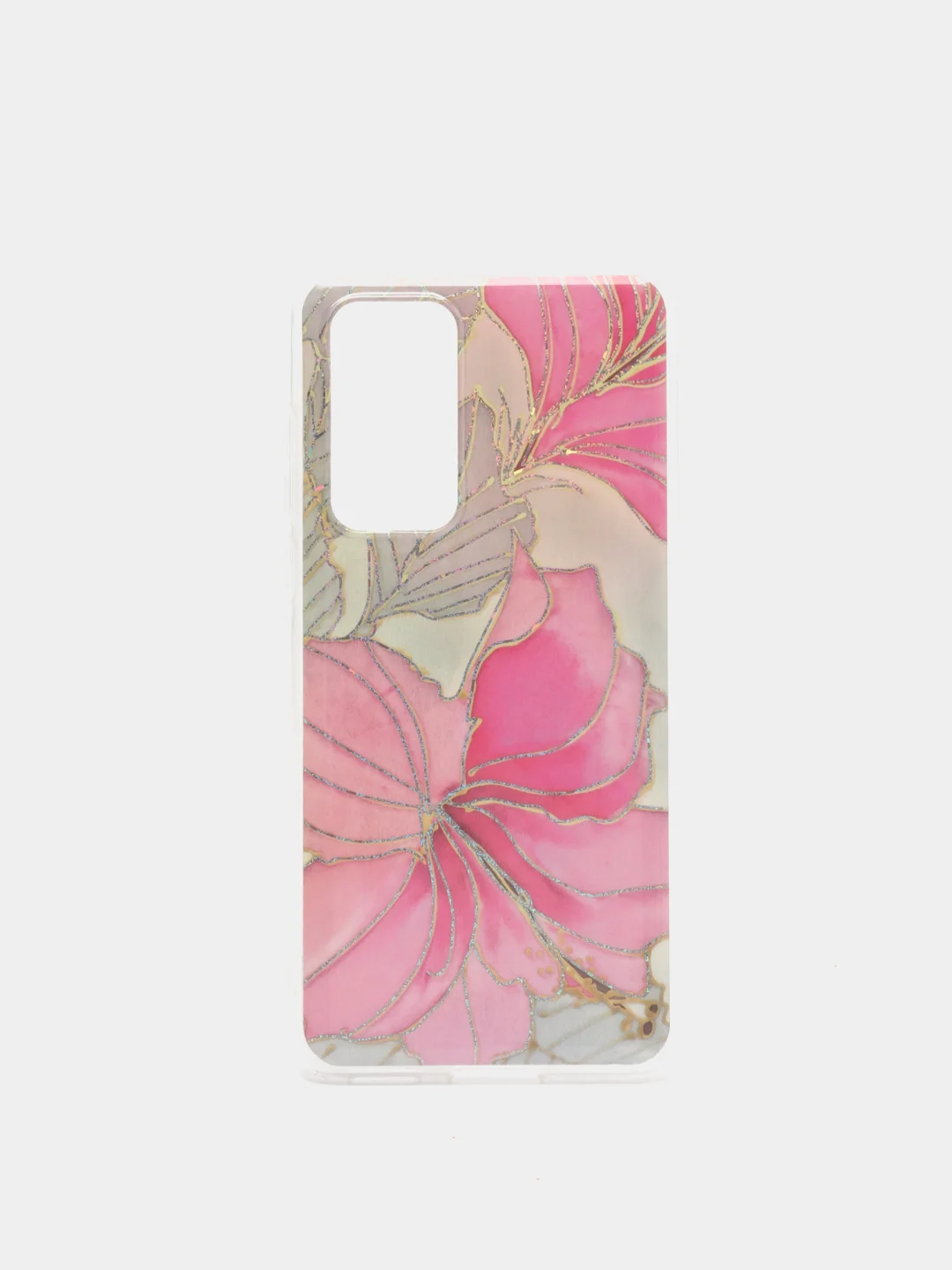 Лавандовый чехол для Huawei Y5p/Y6p/P30 Lite/P40/P40 Lite/P40 Pro/Honor 9C/9S/30/30s/30 Pro, блестки