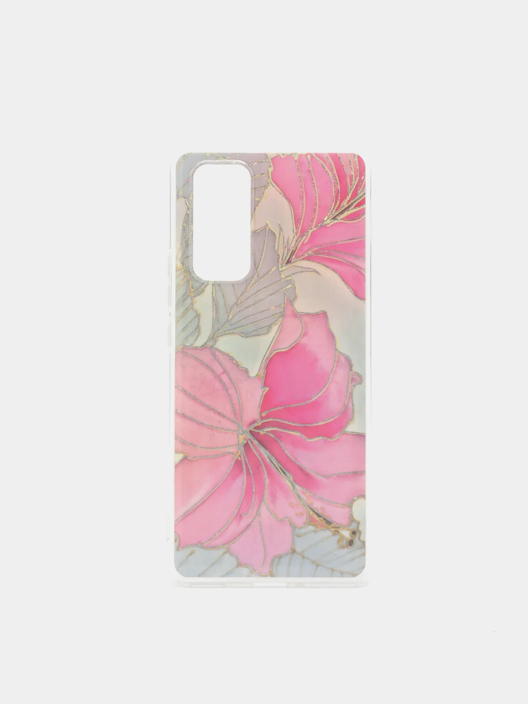 Лавандовый чехол для Huawei Y5p/Y6p/P30 Lite/P40/P40 Lite/P40 Pro/Honor 9C/9S/30/30s/30 Pro, блестки