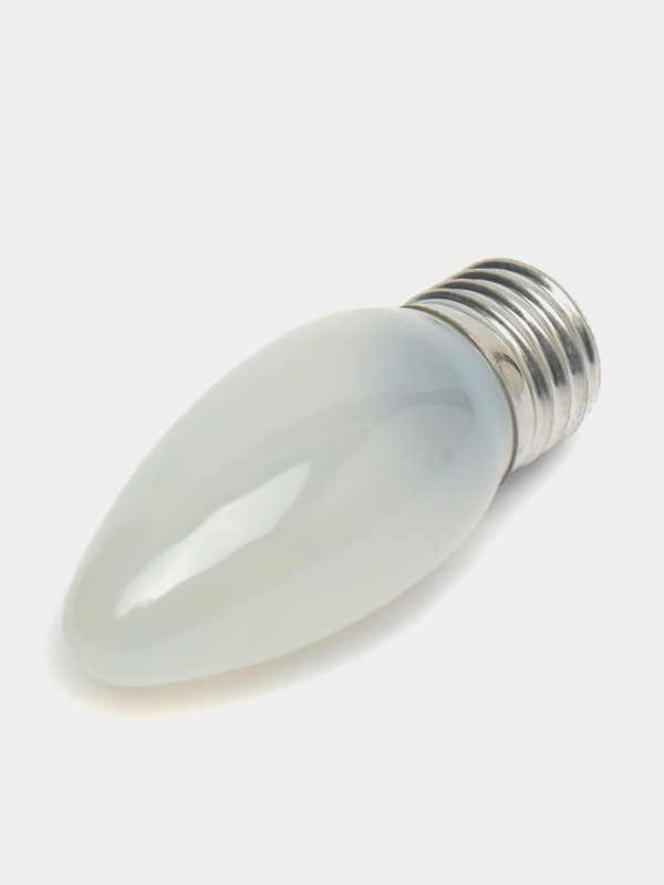 Лампа накаливания 40W E27 свеча матовая, 2 штуки