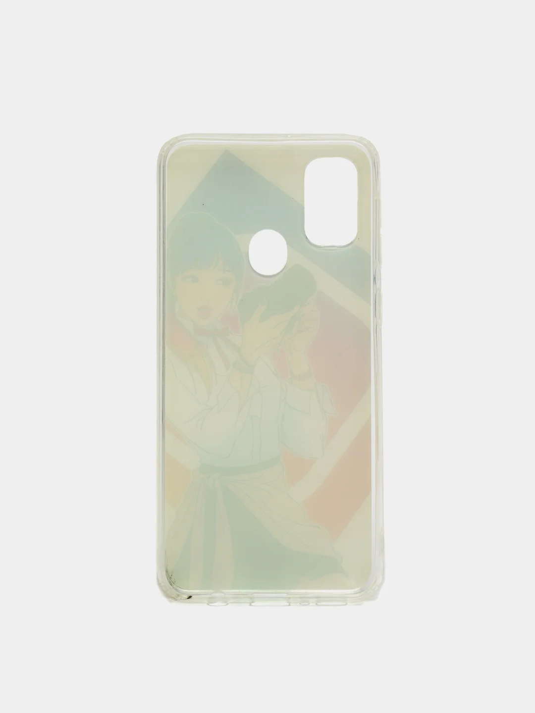 Пурпурный чехол Samsung Galaxy M21 / M30s с рисунком