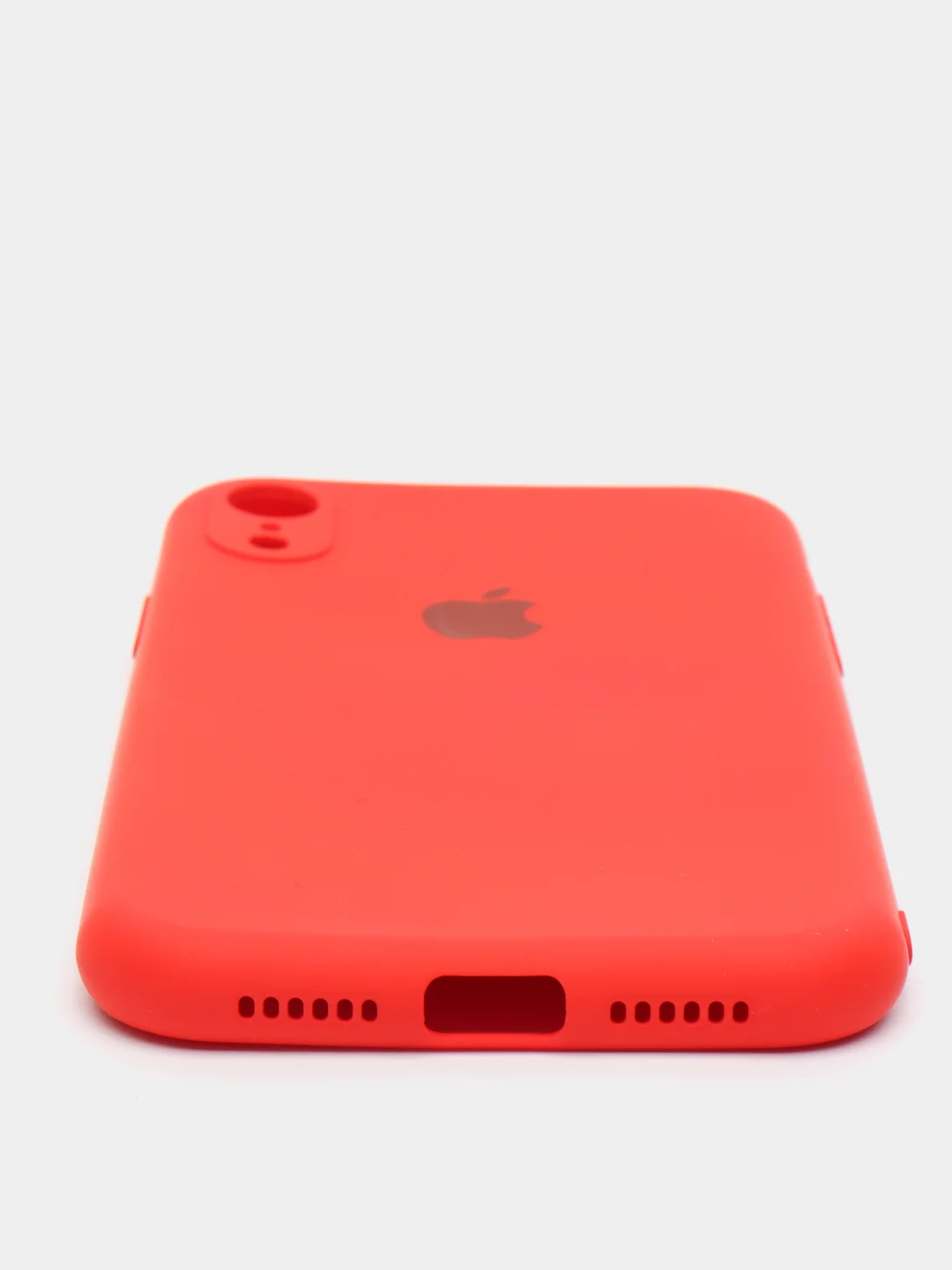 Красный чехол на iPhone 11, 13, 12, XR, Pro, Max, Mini, бархатный