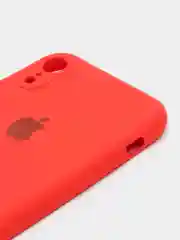 Красный чехол на iPhone 11, 13, 12, XR, Pro, Max, Mini, бархатный