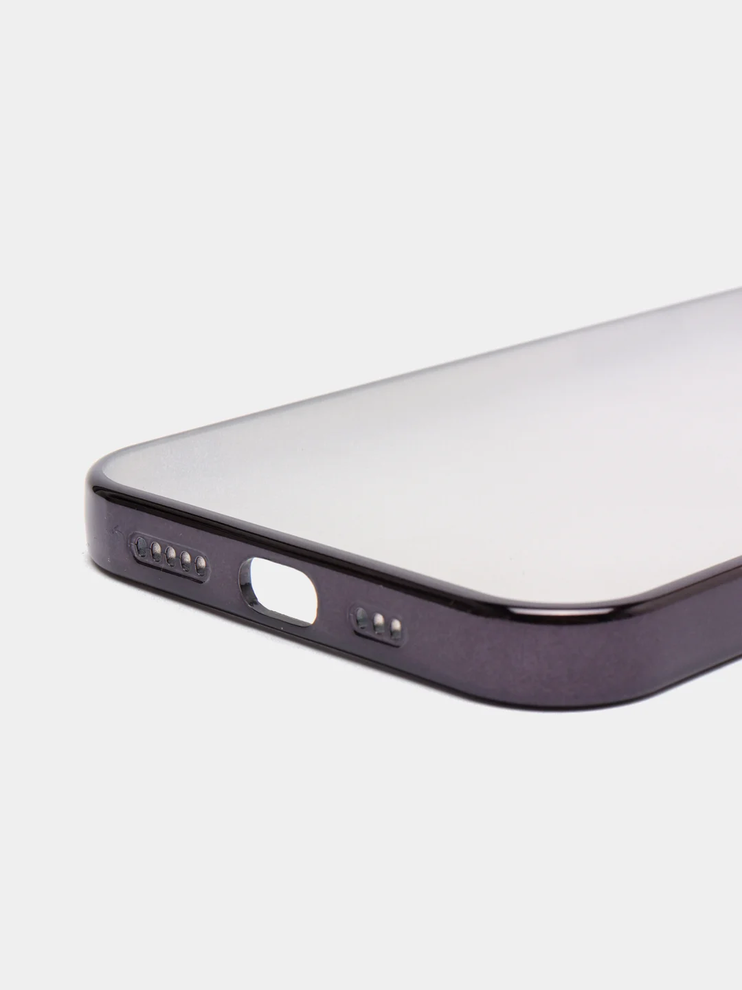 Черный чехол для iPhone 13 Pro Max силиконовый айфон про макс прозрачный