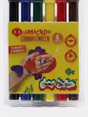 Фломастеры классические Каляка-Маляка, 6 цветов, круглый корпус, блистер, 3+