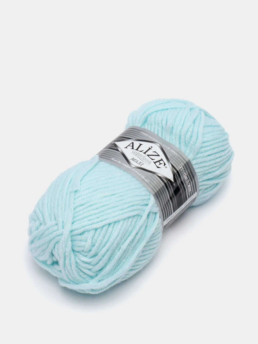 Мятный шерсть Пряжа Alize Superlana maxi
